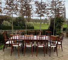 Mid Century Danish Rosewood Ten Danish Teak ‘Ingrid’ Dining Chairs Koefoed