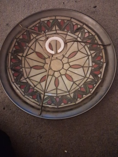 Vintage tiffany style stained - tiffany,