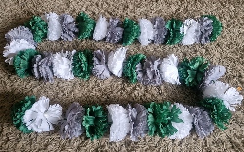Emerald green white grey - emerald, green/white/grey