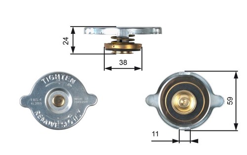 Gates radiator expansion tank - gates,