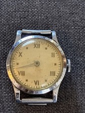 Old Watch with Roman numerals - Unbranded- For Parts