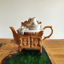 Vtg 90s Large TEAPOT Royal Albert Old Country Roses CARDEW Design WASHSTAND