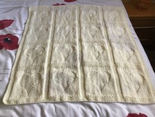 Hand Knitted Cream Baby