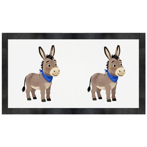 Donkey with bandana - 'donkey, bandana'