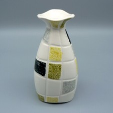MIDWINTER POTTERY MOSAIC 5” BUD VASE JESSIE TAIT #291 MID-CENTURY MODERN PERFECT