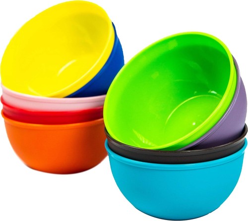 Pack 300ml plastic bowls - 9,