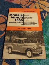 Morris Minor 1000 1956 on Olyslager Workshop Manual VGC Convertible Traveller