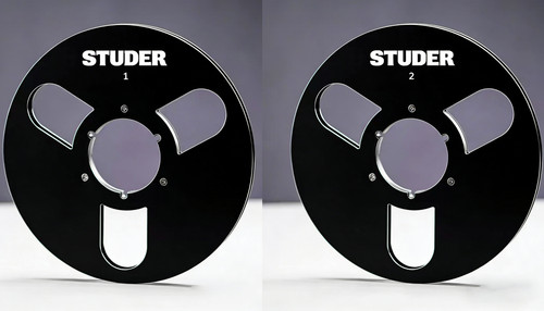 One pair black studer - one,