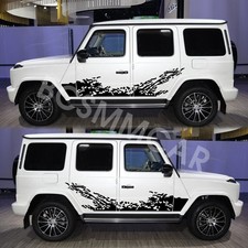 2x Mud Splash Vinyl Stickers
