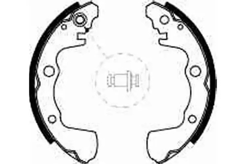 Brake shoes gs8508 trw for - brake,