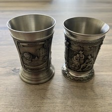 X2 Vintage Pewter Cup by Wolf