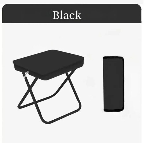 Portable folding stool steel - folding,