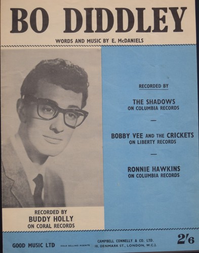 Buddy holly diddley sheet - "bo, diddley"