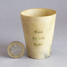 Antique SCOTTISH CATTLE HORN