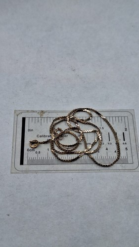 14k scrap gold necklace - gold,