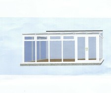 Lean to Conservatory - Made To Measure 4500 wide  x 2500 amazing deal