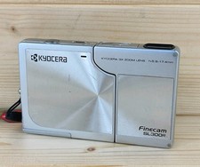 Kyocera Finecam SL300R 3.0 MP Digital Camera Silver (Powers On Then Off) Faulty