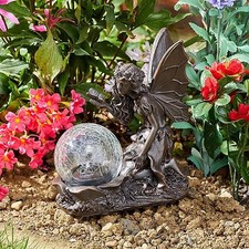 Smart Garden Glass Gazing Ball Fairy Garden Ornament For Outdoor Decoration