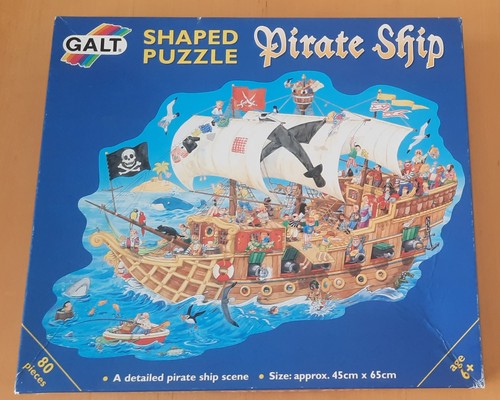 Galt shaped puzzle pirate - shaped,