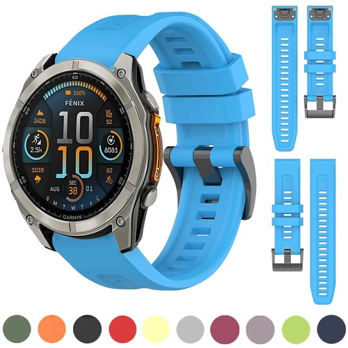 Quick fit silicone strap watch - quick,