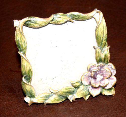 Small enamelled photo frame - small,