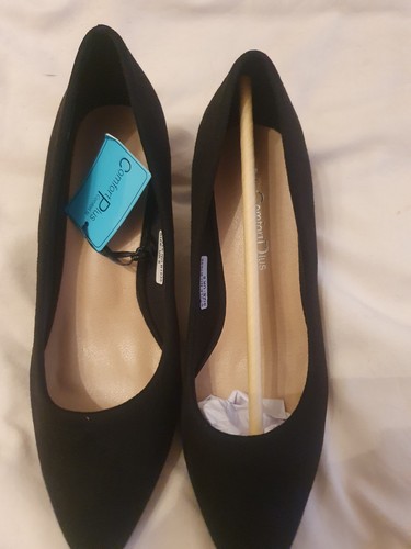 Size suede black shoes - 5,