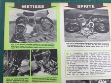 METISSE SPRITE AJS Y4 ELSTAR OSSA  BULTACO KIT BIKE 1969 MOTORCYCLE ARTICLE.