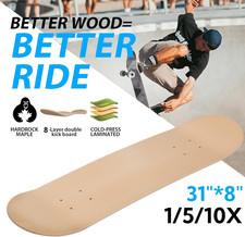 1/5/10X Wood Skate Decks Board