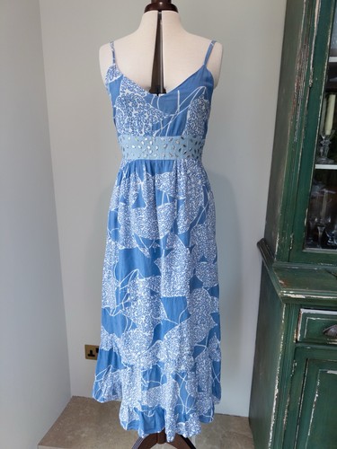 Blue white boho - &,
