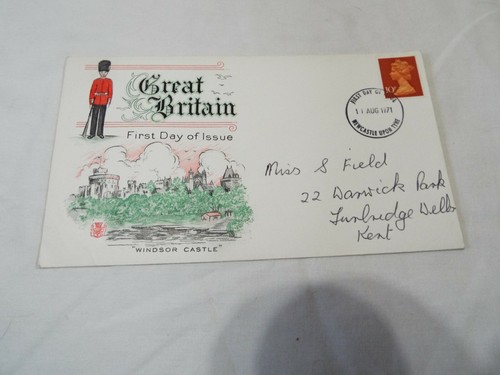 First day cover great britain - day,