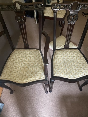 Oak table and chairs - oak,