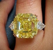 Lab-Created 5.60 Ct Asscher