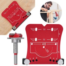35mm Hinge Hole Jig Kitchen Door Cabinet Drill Guide Hole Locator