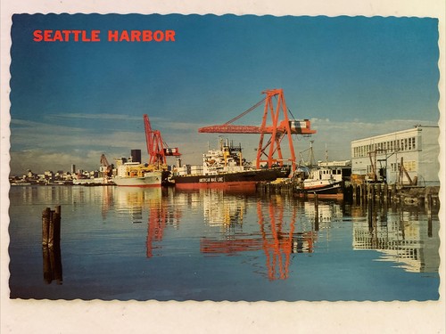 Postcard vintage seattle - vintage,