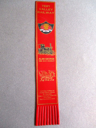 Leather bookmark wales teifi - bookmark,