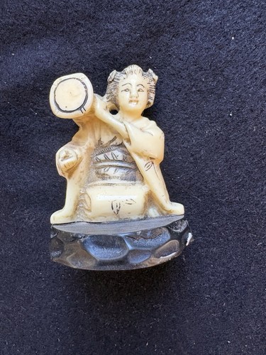 Netsuke woman figurine - woman,