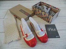 Orla Kiely Clarks Red & Cream