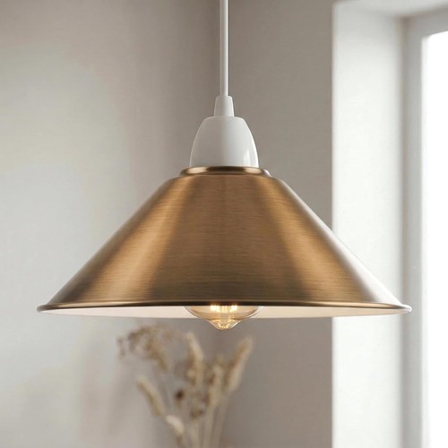 Vintage metal shade ceiling - shade,