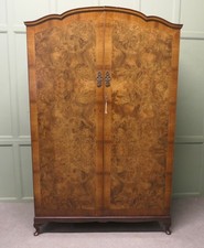 Maple Art Deco Bur Walnut