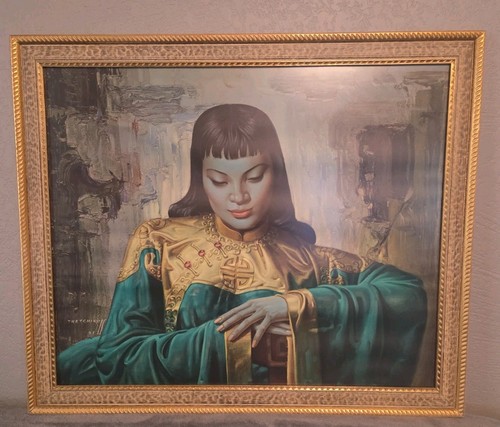 Vtg 1950s framed - 1950s,