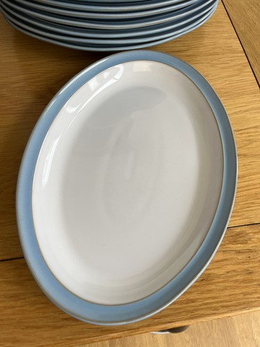 Denby colonial blue oval - x,