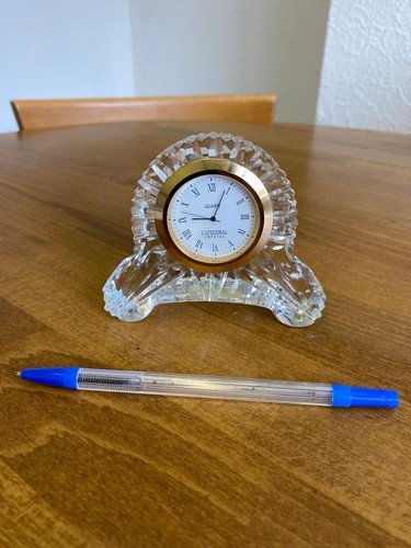 Cathedral crystal mantel clock - cathedral,