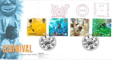 1998 CARNIVAL ON SUPERB RM FDC - CARNIVAL METER MARK LONDON W11 CDS