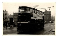 Yorkshire. Leeds Tram. R/P.