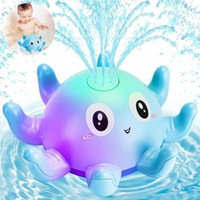 Led Baby Bath Toys Octopus Bath Toy Octopus Water Sprinkler Pool Toys Toddlers