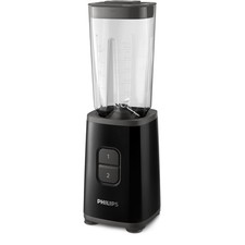 Philips Mini Blender with 2 speed setting, portable cup, black (HR2602/91)