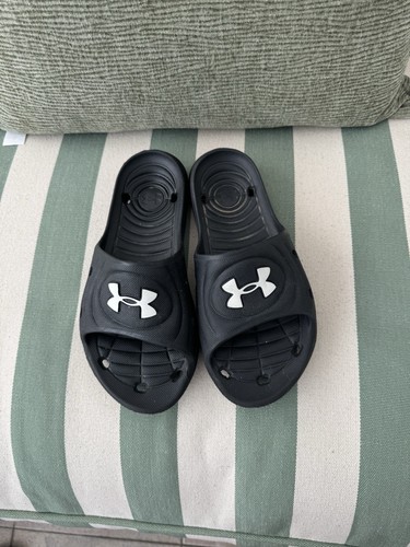 Nike boys black sliders - boys, m4