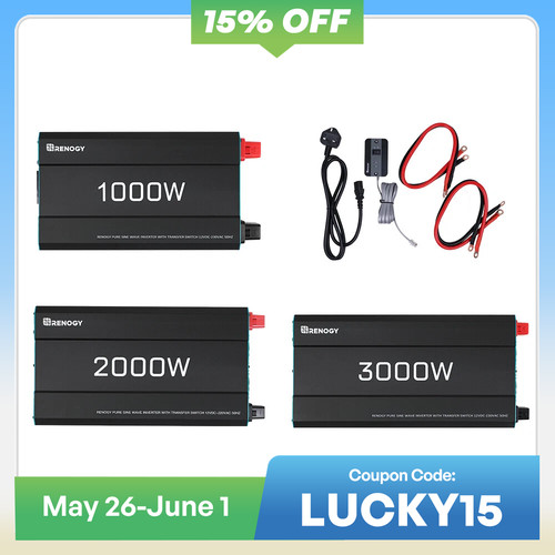 Renogy 1000w2000w3000w pure - 1000w2000w3000w,