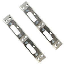 2 x UPVC Door Keep Double