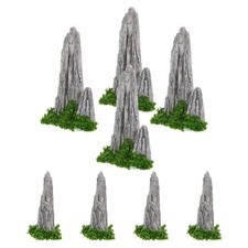  8 Pcs Bonsai Rockery Mountain